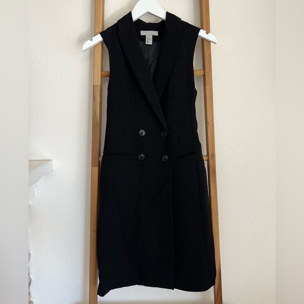 Never worn H&M wrap vest dress